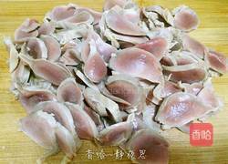 酸豆角双椒炒鸡胗的做法图解4