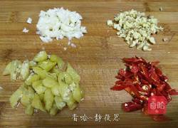 酸豆角双椒炒鸡胗的做法图解7