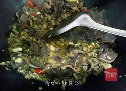 酸豆角双椒炒鸡胗的做法图解13