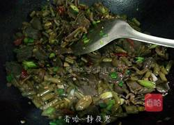 酸豆角双椒炒鸡胗的做法图解15