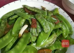 腊肉炒荷兰豆的做法图解5