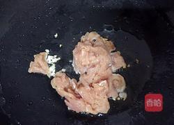 油菜炒肉片的做法图解7