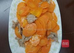 胡萝卜炒肉片的做法图解4