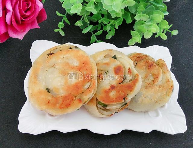 椒盐葱油饼