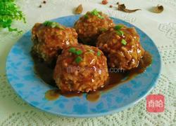 猪肉大丸子的做法图解13