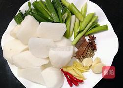 羊肉炖白萝卜的做法图解2