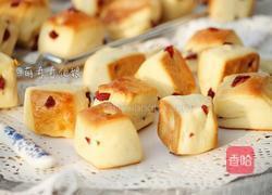 蔓越莓酸奶小面包块的做法图解1