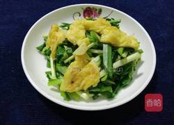 嫩韭菜炒鸡蛋的做法图解6