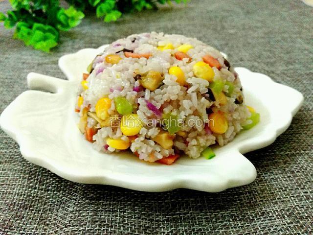 彩色炒饭