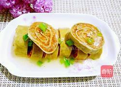 豆腐皮卷胡萝卜肉馅的做法图解5