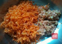 豆腐皮卷胡萝卜肉馅的做法图解2