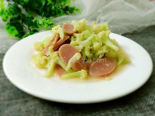 花菜炒火腿