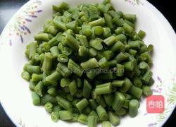 肉末无丝豆的做法图解2