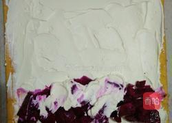 火龙果奶油蛋糕卷的做法图解14