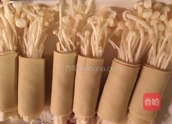 豆皮卷金针菇的做法图解7