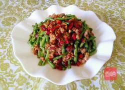 干煸肉沬豆角的做法图解8