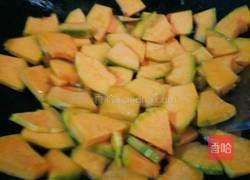 清炒南瓜片的做法图解3