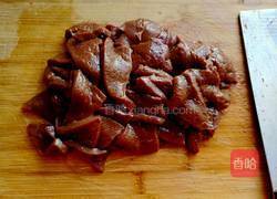 葱爆肝尖的做法图解3