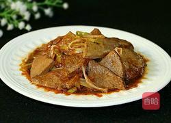 葱爆肝尖的做法图解13