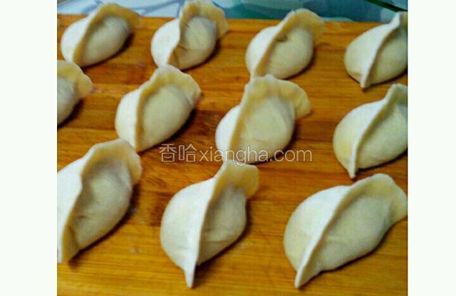 包好的饺子