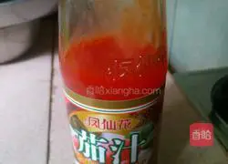 Illustration of how to make fried meatloaf with tomato sauce 8