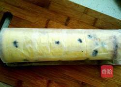 蓝莓戚风蛋糕卷的做法图解16