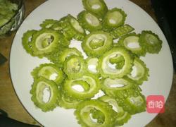 苦瓜蒸肉的做法图解2