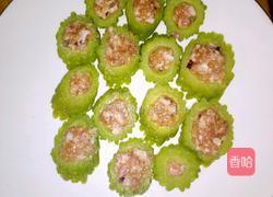 苦瓜蒸肉的做法图解6