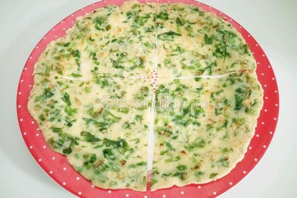 五香鸡蛋蔬菜饼