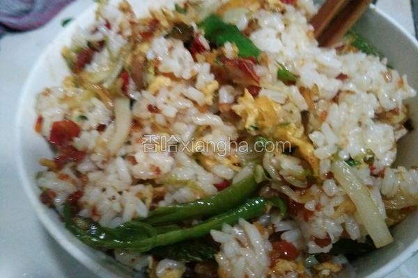 白菜蛋炒饭