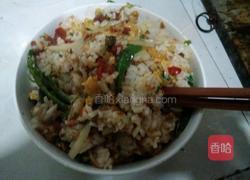 白菜蛋炒饭的做法图解9