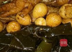 卤鸡爪海带豆皮与鹌鹑蛋的做法图解6