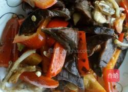 甜椒炒猪肺的做法图解7