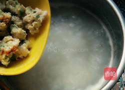 西兰花肉丸粥的做法图解9