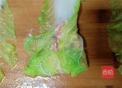 鲜美白菜虾肉卷的做法图解7