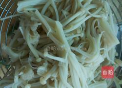 凉拌金针菇的做法图解4