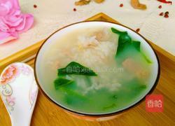 肉丝菠菜米粥的做法图解10