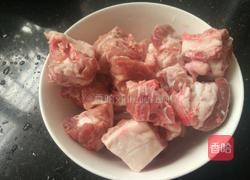 白萝卜蛏干炖排骨的做法图解1