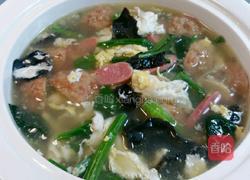 菠菜鸡蛋丸子汤的做法图解6