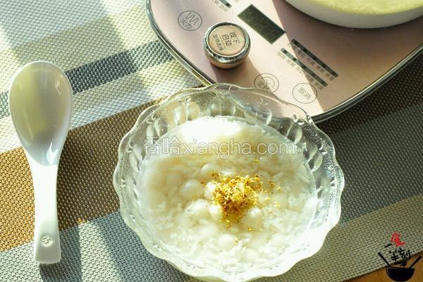 桂花酒酿圆子的做法 菜谱 香哈网