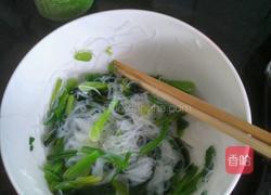 凉拌粉丝菠菜的做法图解8