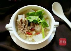 排骨萝卜百合汤的做法图解5