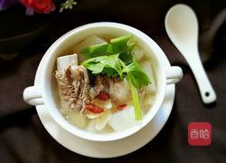 排骨萝卜百合汤的做法图解6