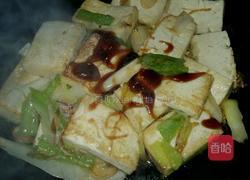 蚝油大葱烧豆腐的做法图解7