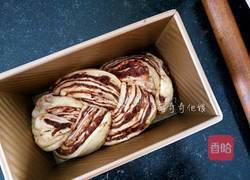 大理石纹豆沙土司的做法图解19