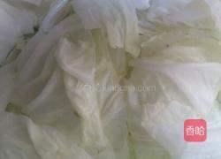 白菜炖冻豆腐的做法图解1