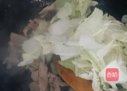 白菜炖冻豆腐的做法图解3