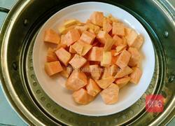 黍粉红薯球的做法图解2