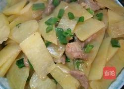 土豆炒肉片的做法图解6
