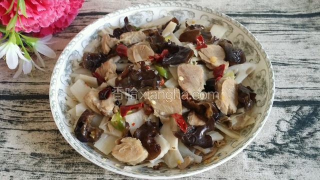 莲菜炒肉